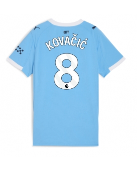 Billige Fotballdrakt Manchester City Mateo Kovacic #8 Replika Hjemmedrakt Dame 2025-26 Kortermet Billige Fotballdrakt Manchester City Mateo Kovacic #8 Replika Hjemmedrakt Dame 2025-26 Kortermet